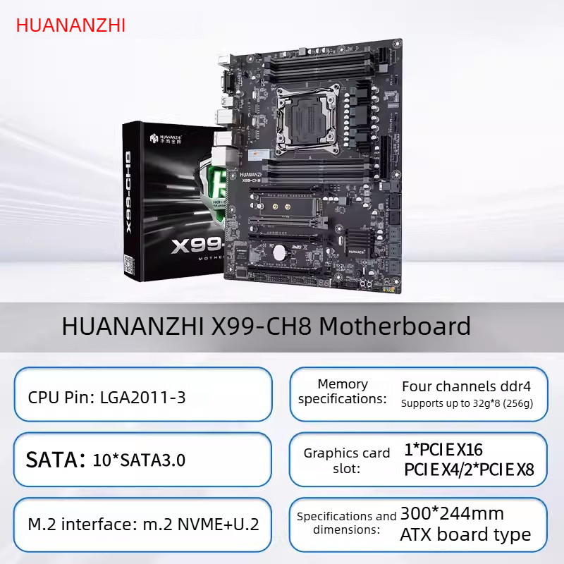 HUANANZHI LGA2011-3 X99 Mother - Ecc Ram Server recension och pris