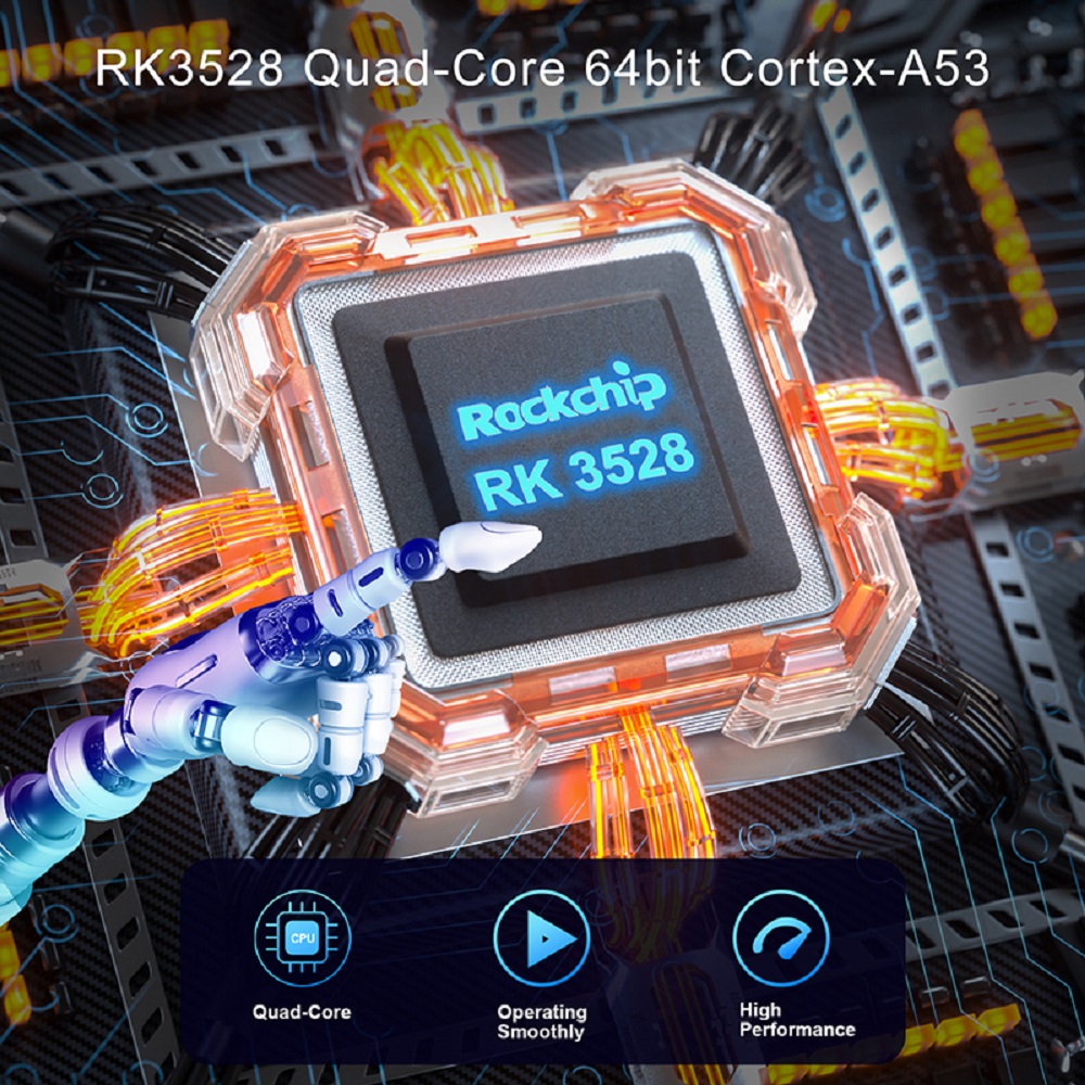 Android 16 X66 TV Box RK3528 Q - Ddr3 8Gb recension och pris