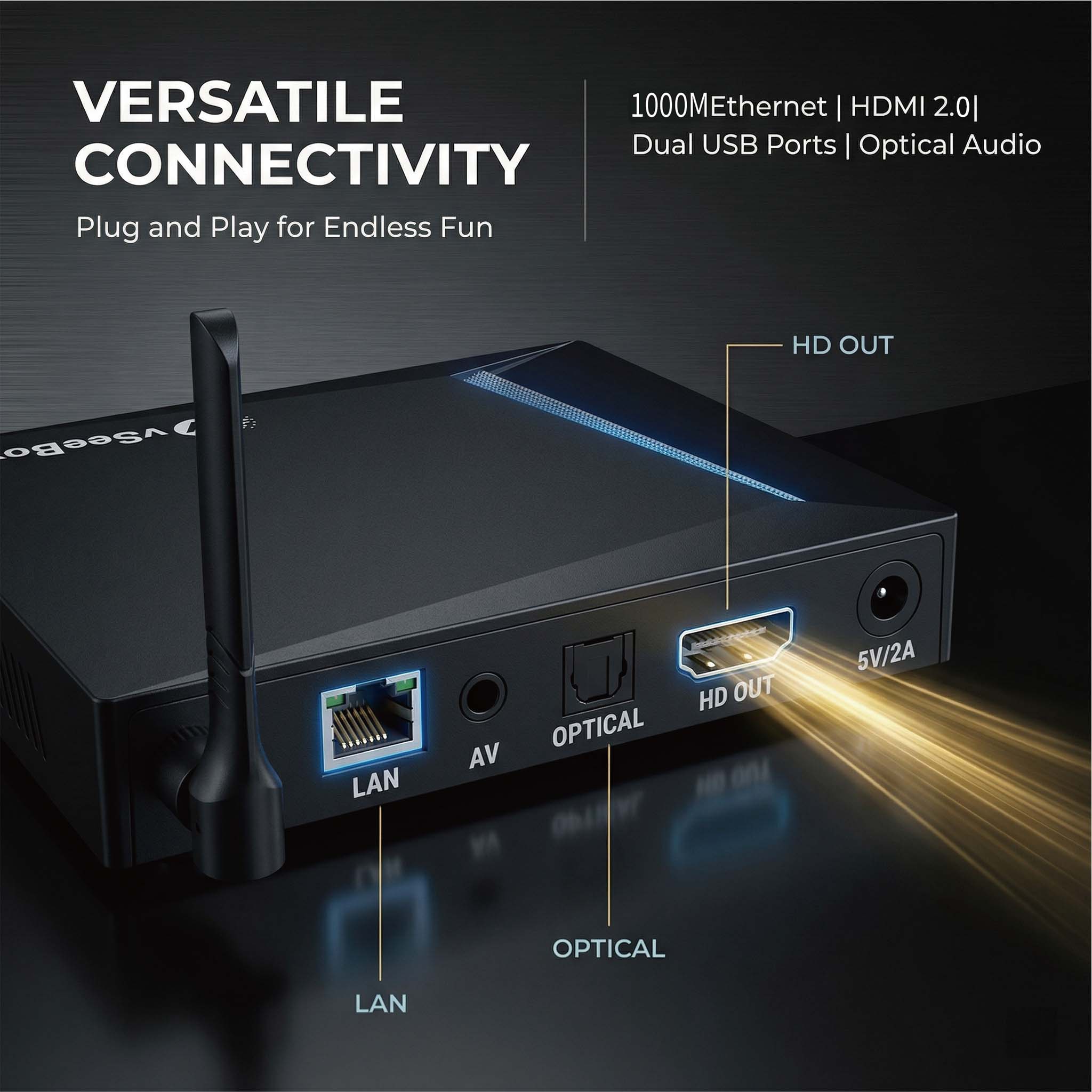 VSeeBox V6 Pro 2026 Newest, 4G - Ddr3 8Gb recension och pris
