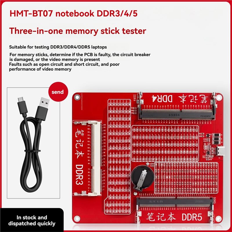 SCLS DDR3/4/5 Memory Tester Un - Ram Memory Module recension och pris